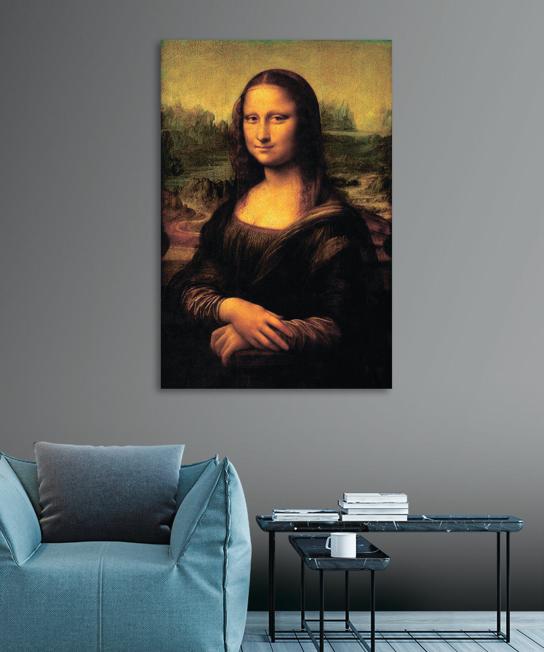 Mona Lisa v interiéri