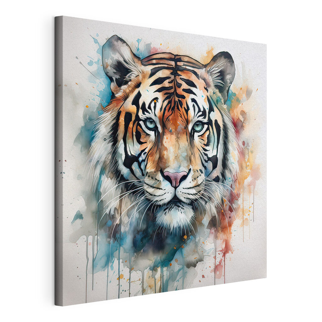Tiger v chladných striekancoch — pohľad na tovar