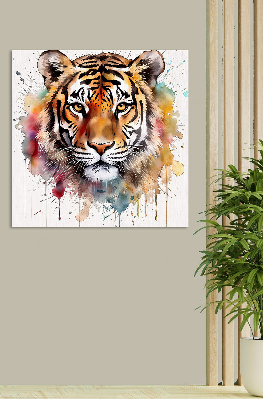 Tiger s teplým pohľadom — interiér 3