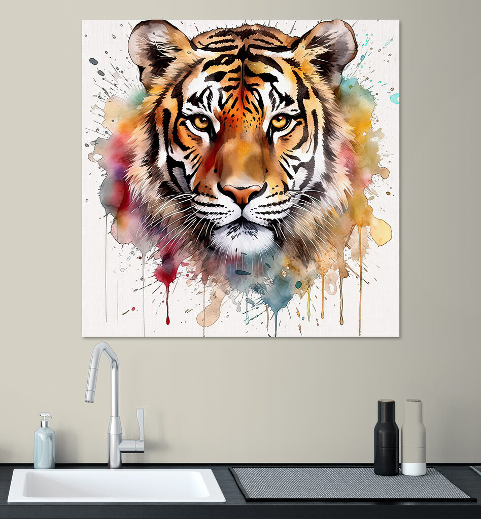 Tiger s teplým pohľadom — interiér 4