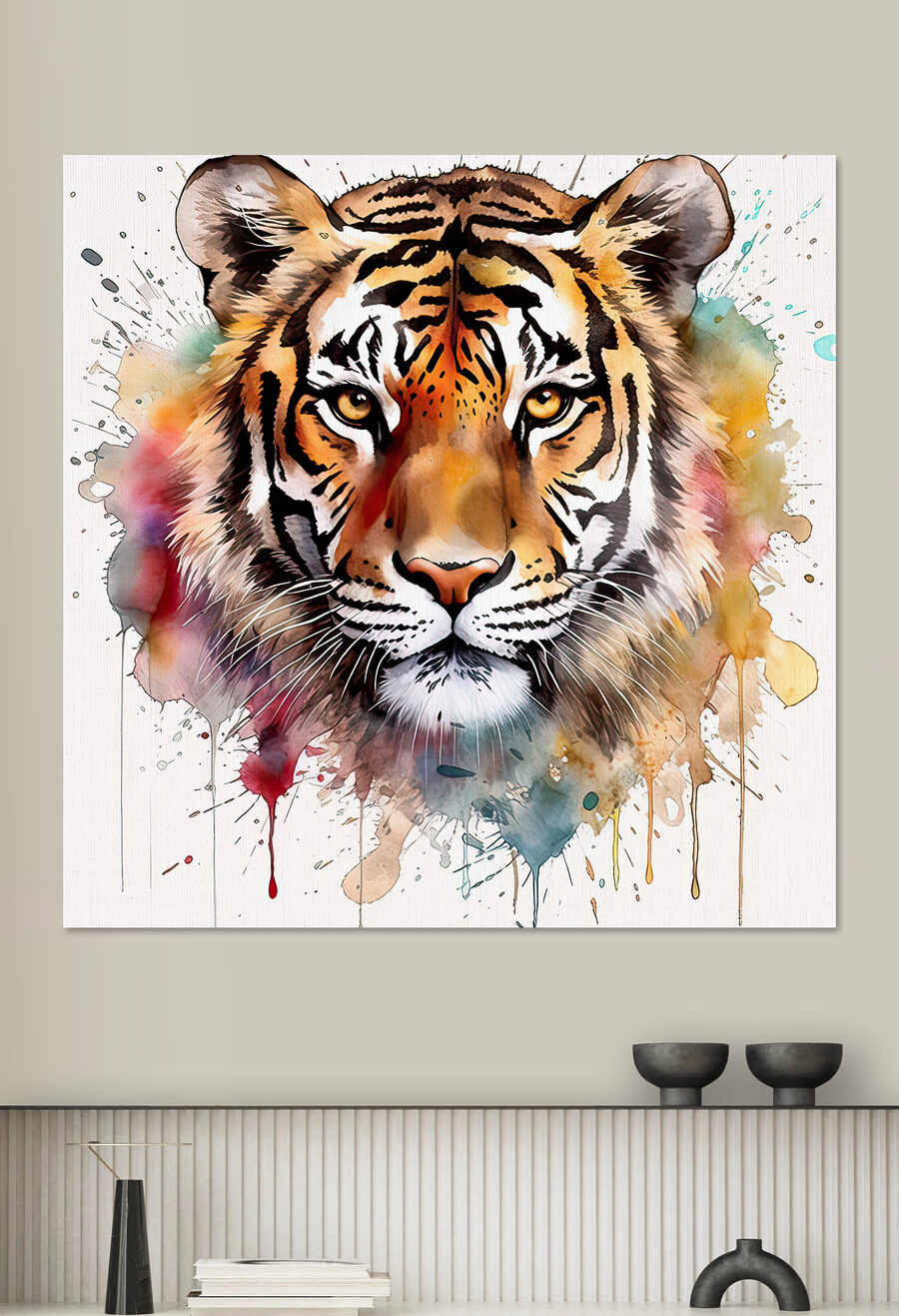 Tiger s teplým pohľadom — interiér 7