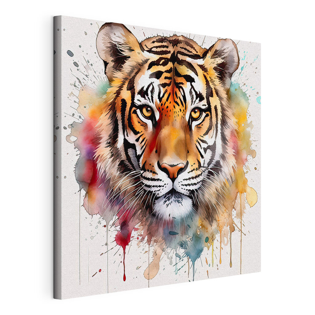Tiger s teplým pohľadom — pohľad na tovar