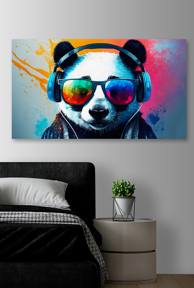 Panda v svojom rytme — interiér 1
