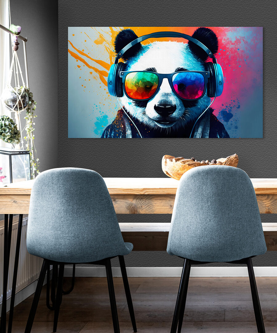 Panda v svojom rytme — interiér 2