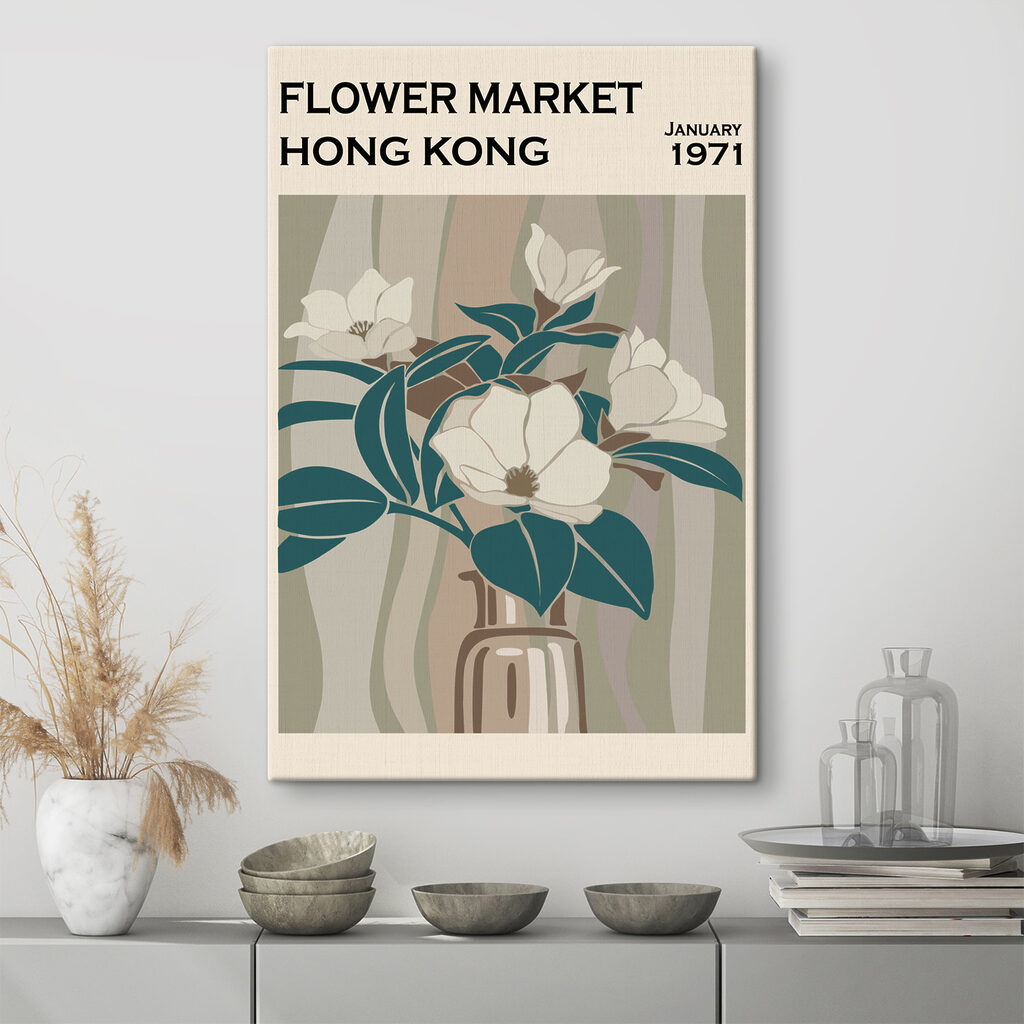 Kvetinový trh v Hongkongu — interiér 1