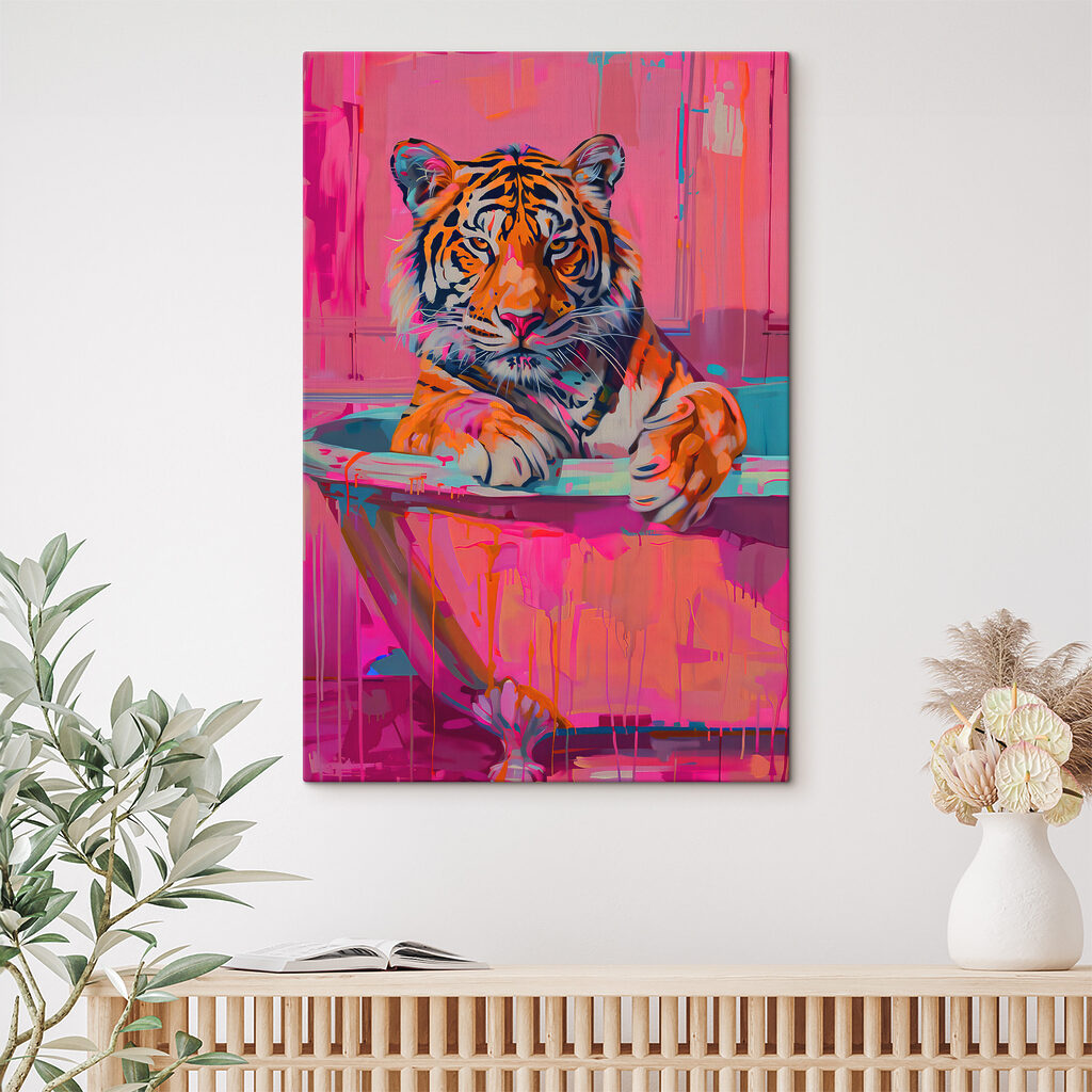 Tiger na ružových ťahoch — interiér 2