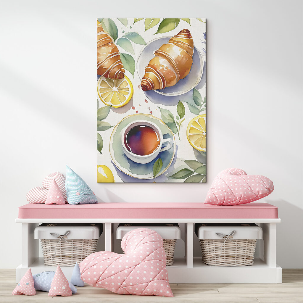 Croissanty k citrónovému čaju — interiér 2
