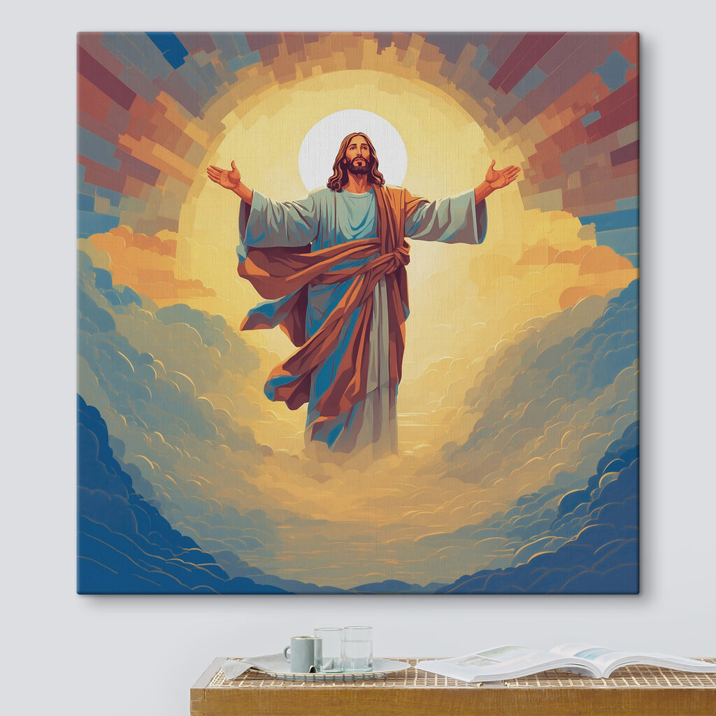 Ježiš rozpína ramená — interiér 1