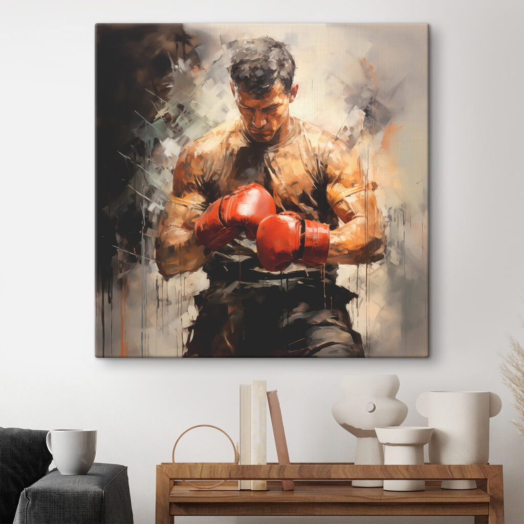 Boxer v teplých tieňoch — interiér 1