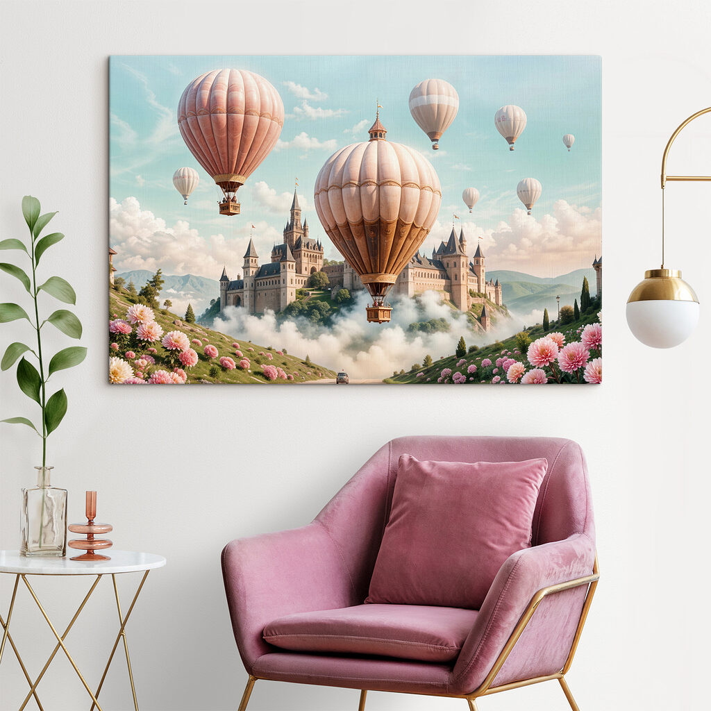 Balóny nad snovým hradom — interiér 1