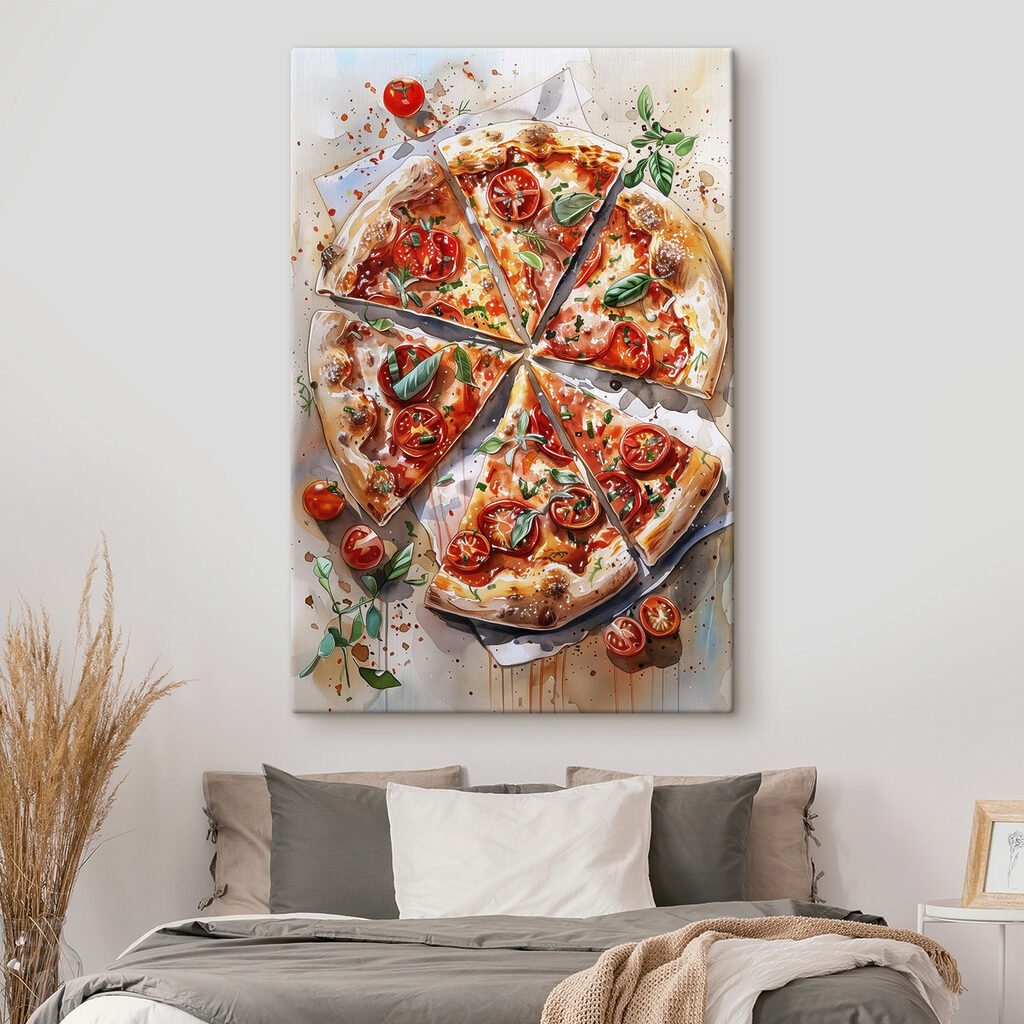 Pizza medzi paradajkami — interiér 4