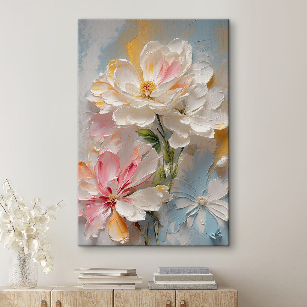 Lupienky v ružovom súmraku — interiér 1