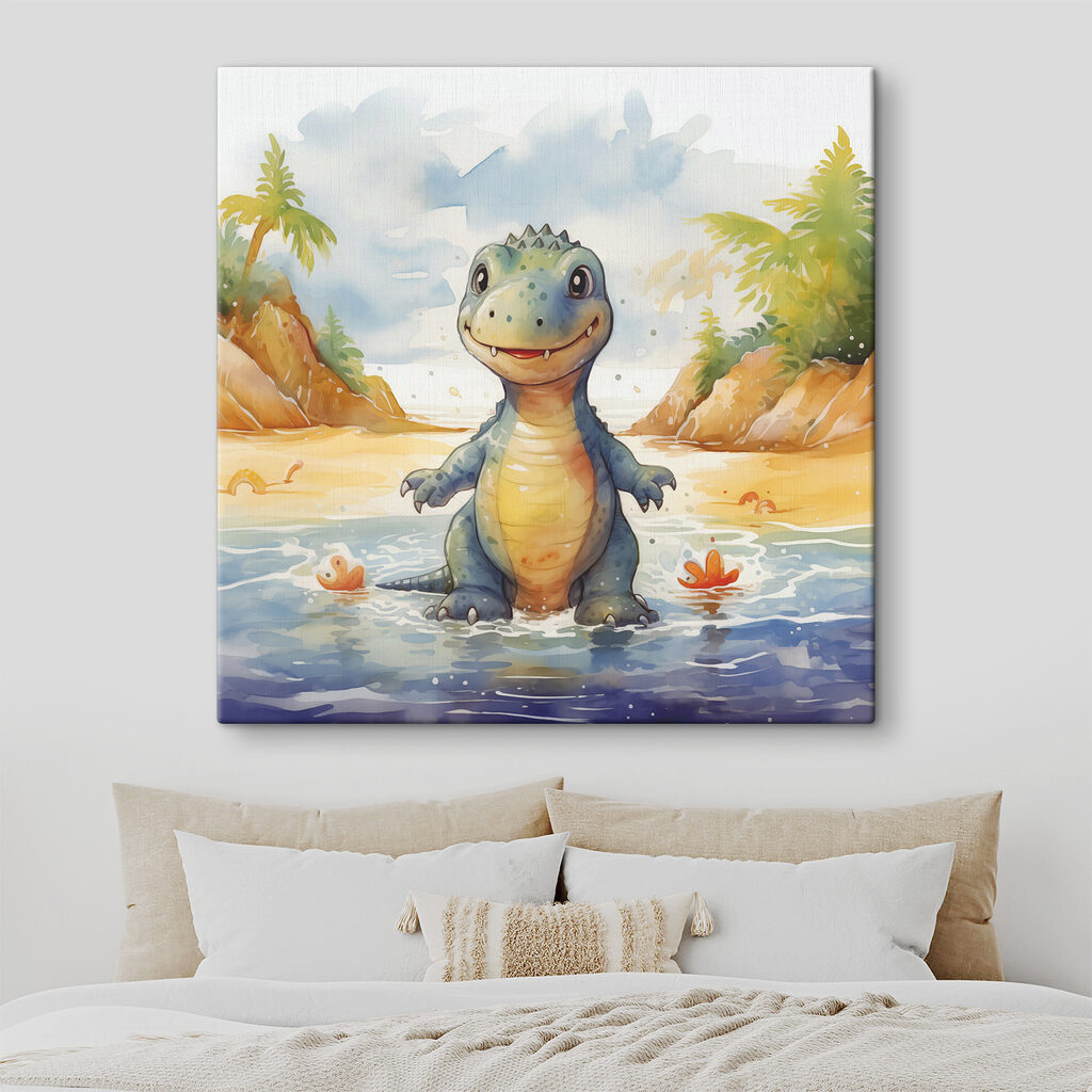 Dinosaurus v plytkej vode — interiér 2