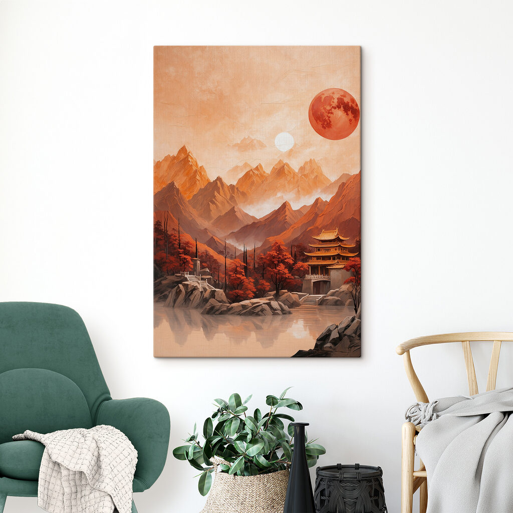 Pagoda pod červeným mesiacom — interiér 2