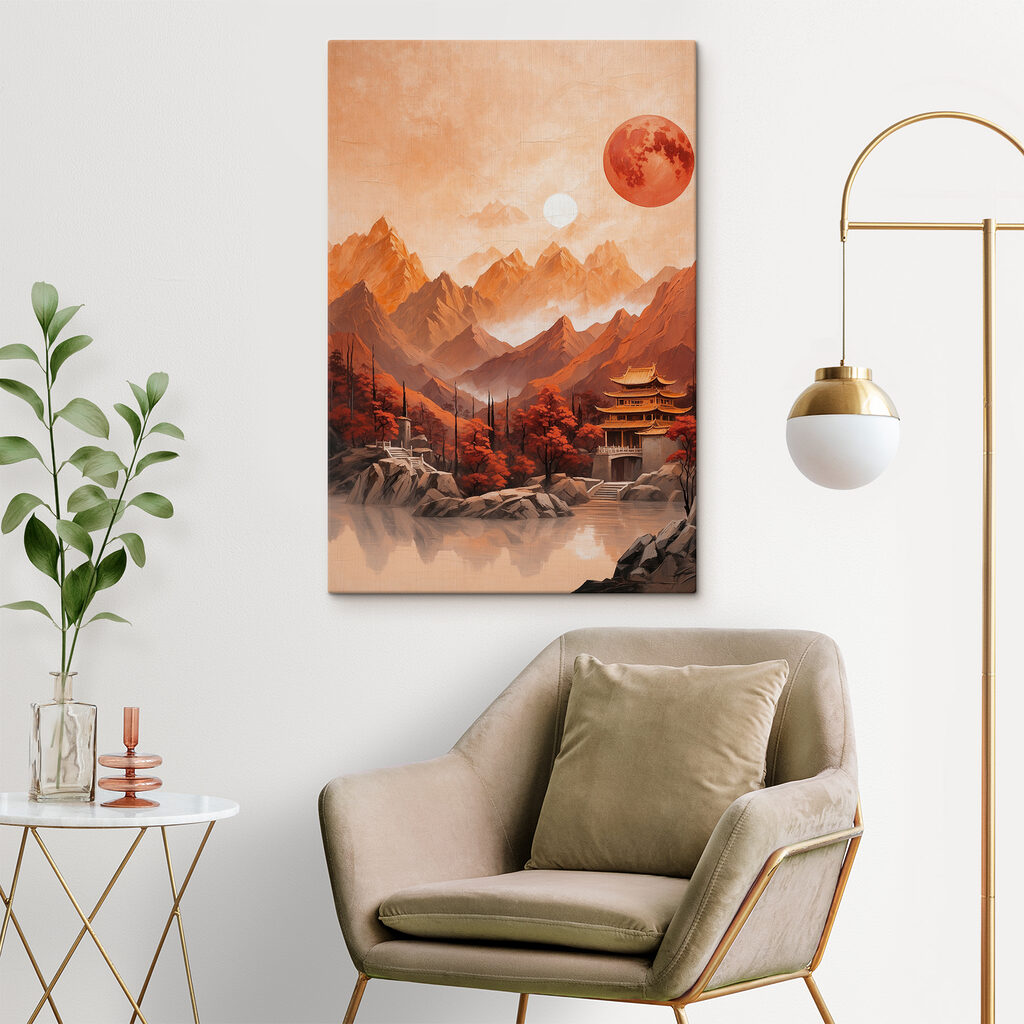Pagoda pod červeným mesiacom — interiér 3
