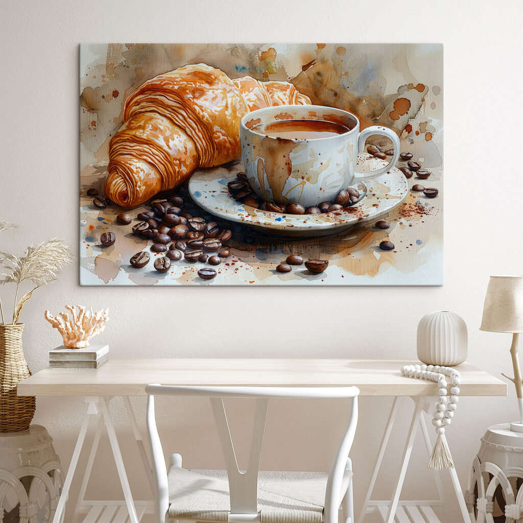 Croissant s kávou — interiér 2