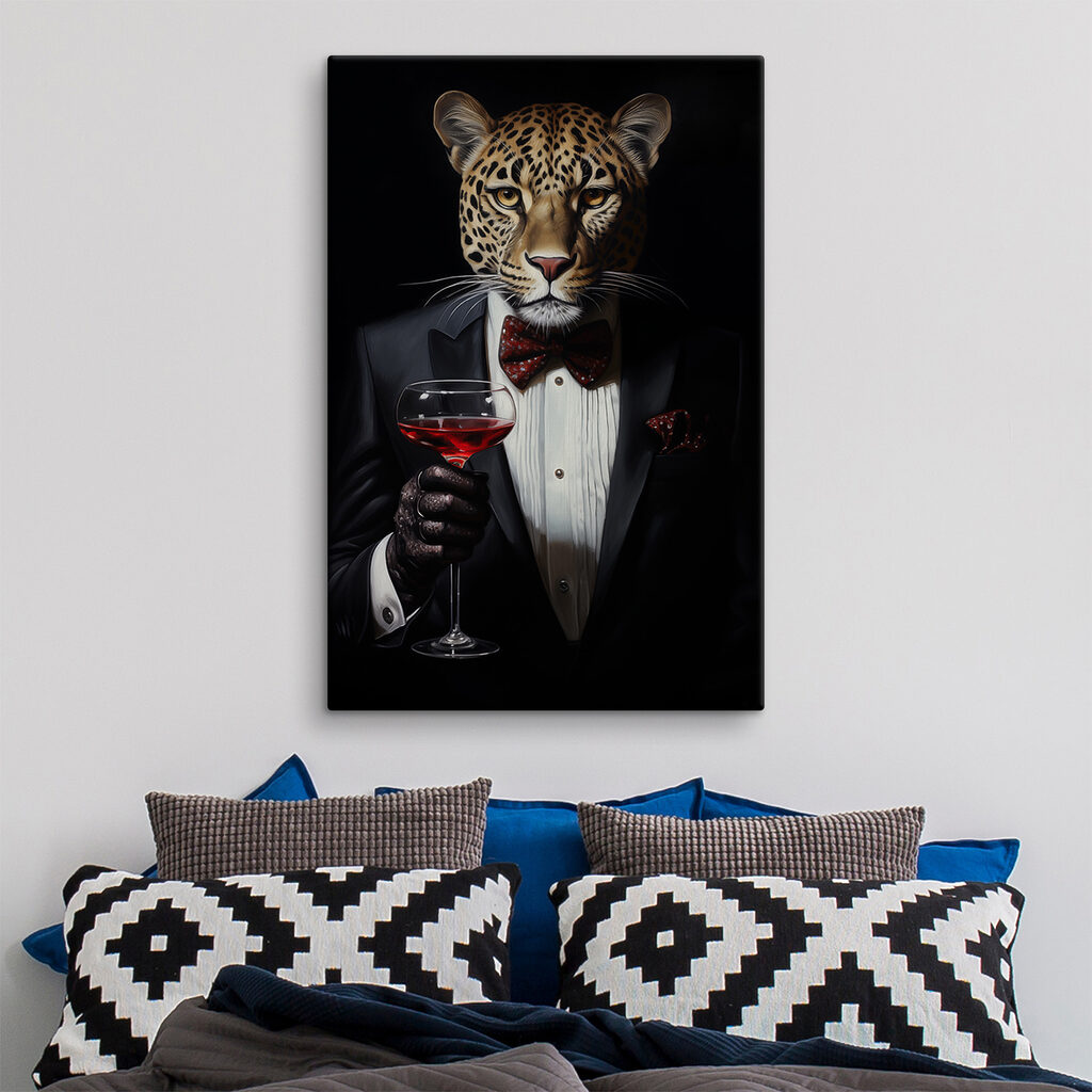 Leopard v večernom obleku — interiér 2