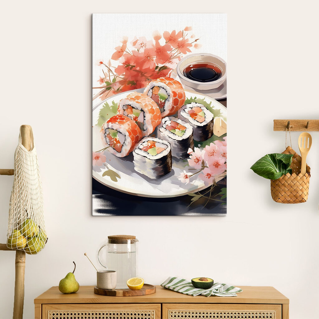Sushi pri jesennej vetvičke — interiér 1