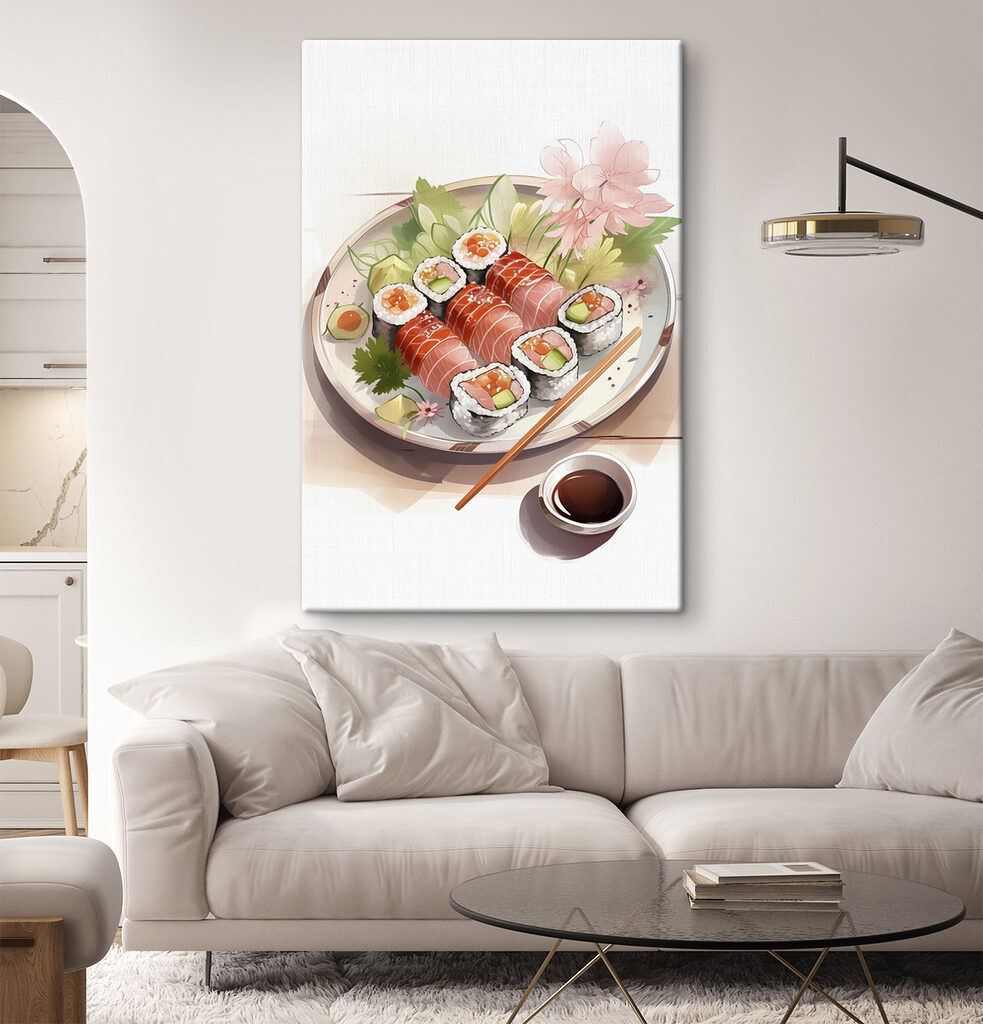 Sushi pod kvitnúcou vetvou — interiér 1