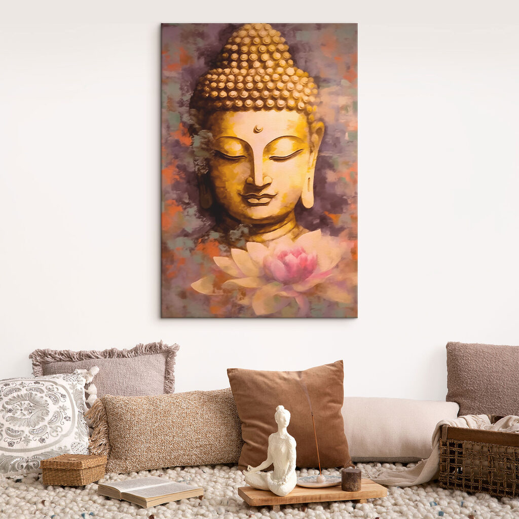 Budha nad ružovým lotosom — interiér 1
