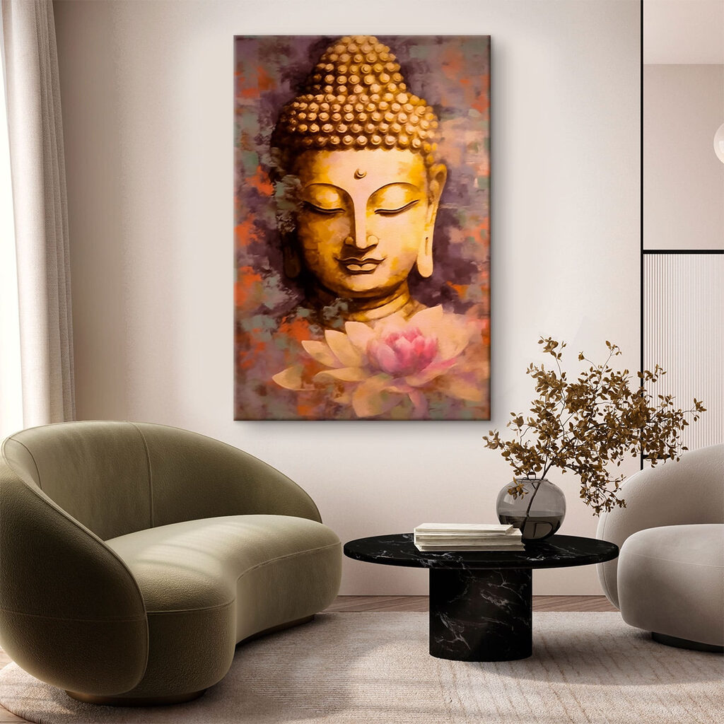 Budha nad ružovým lotosom — interiér 2