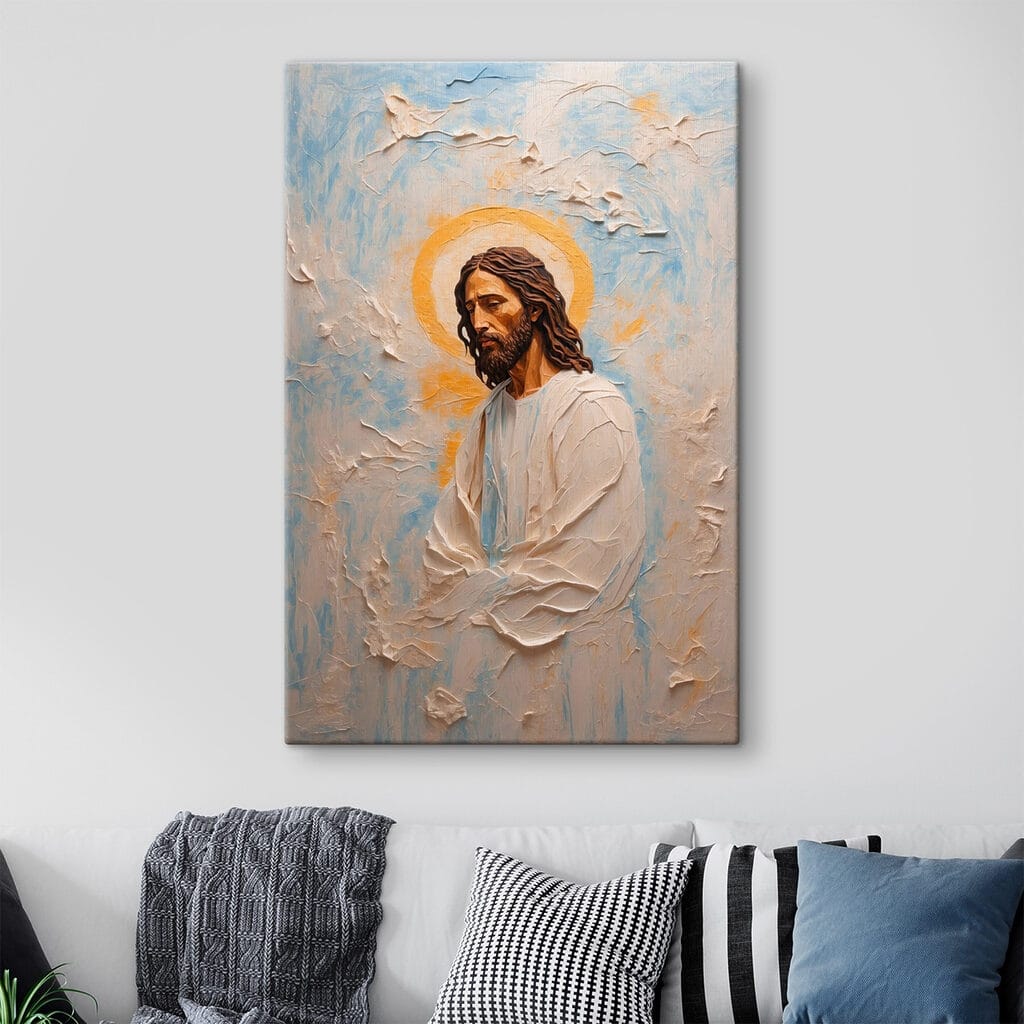 Ježiš so zlatou aureolou — interiér 3