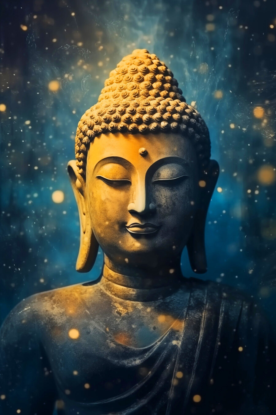 Budha v hviezdnom svetle — celý dizajn