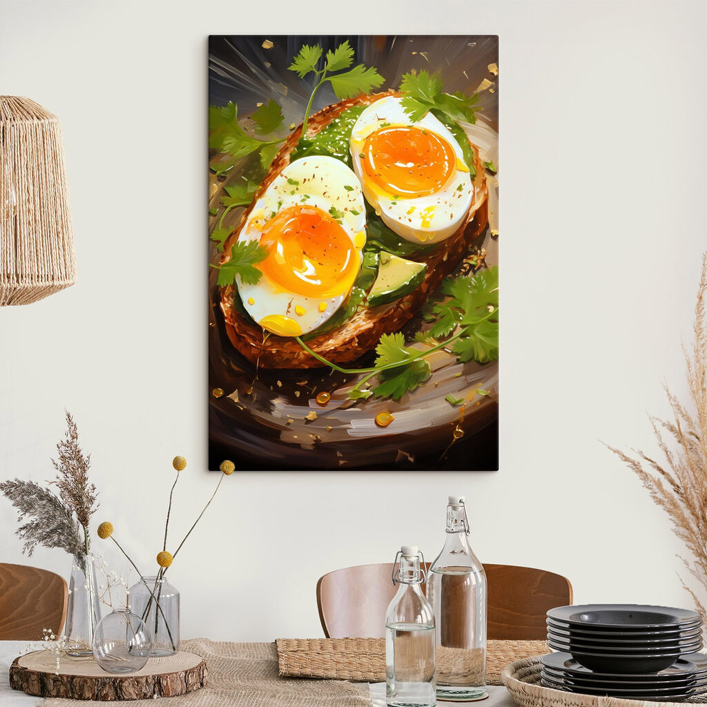 Avokádový toast s vajcom — interiér 1