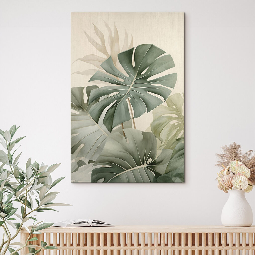 Veľká monstera — interiér 2