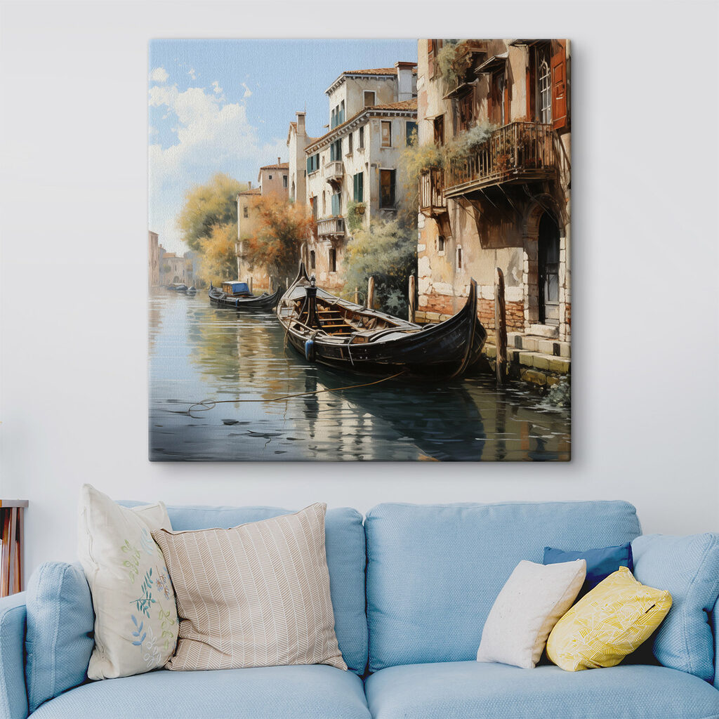 Gondola pri starých domoch — interiér 2