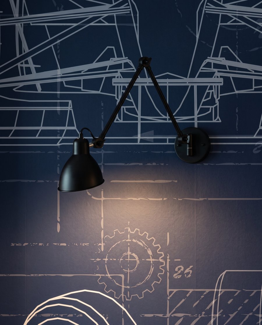 Technická kresba auta — detail
