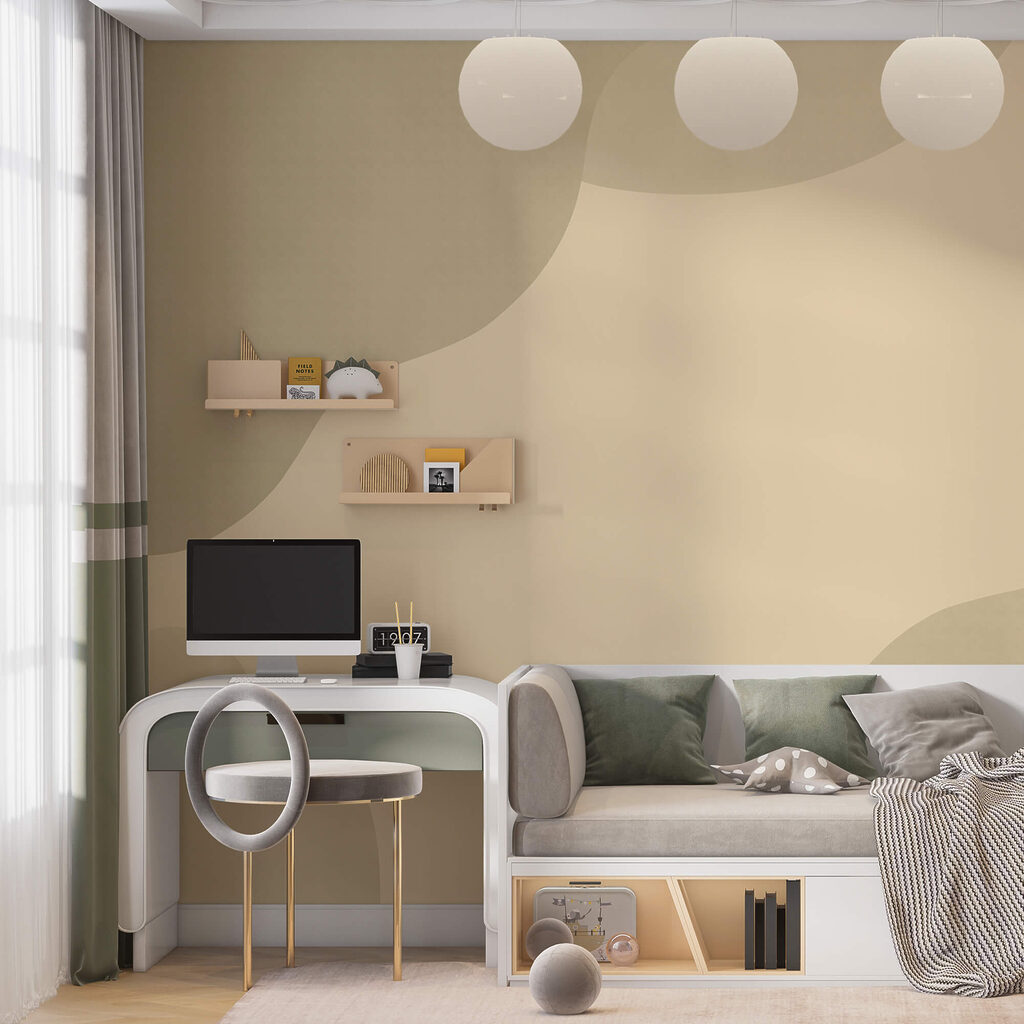 Okrúhle mäkké tvary — interiér 2