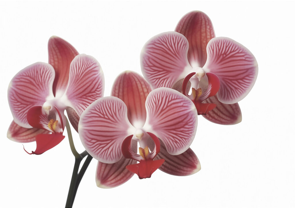 Ružová orchidea — celý dizajn