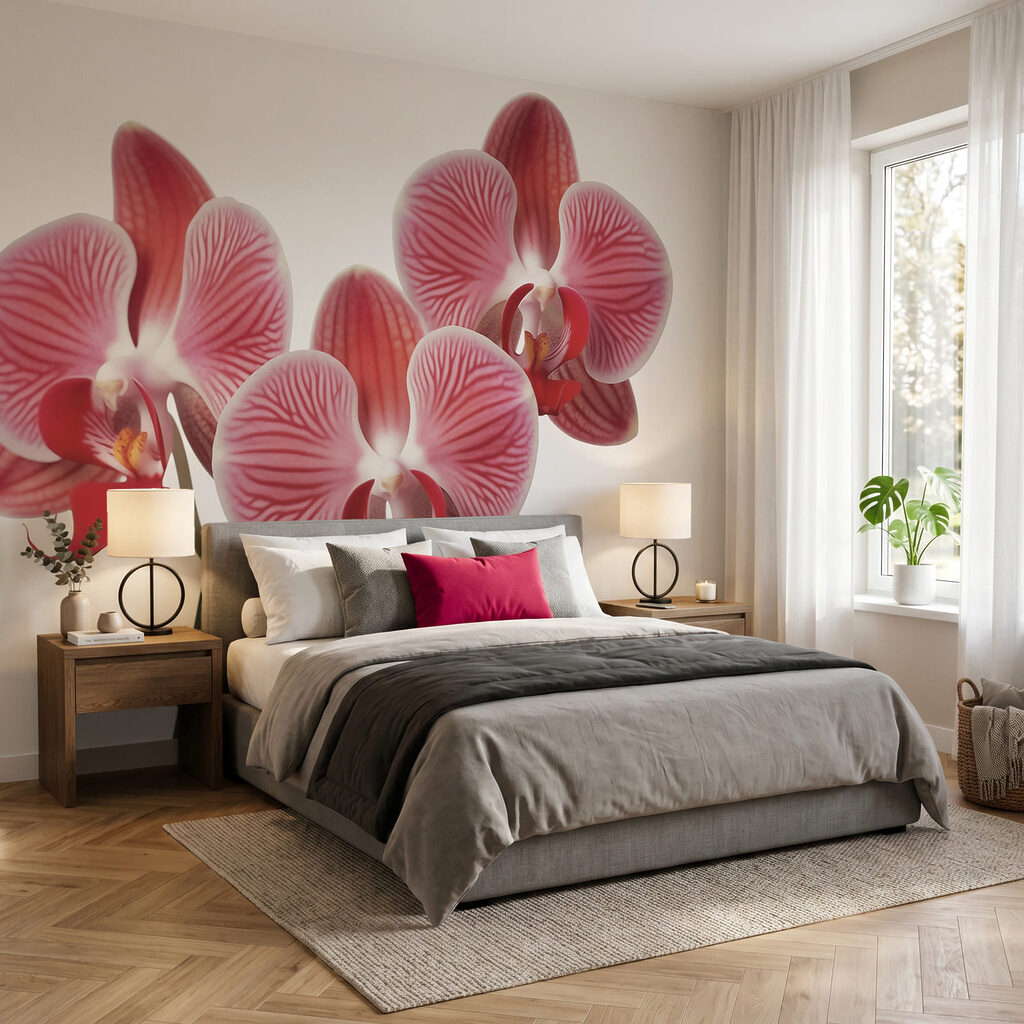 Ružová orchidea — interiér 2