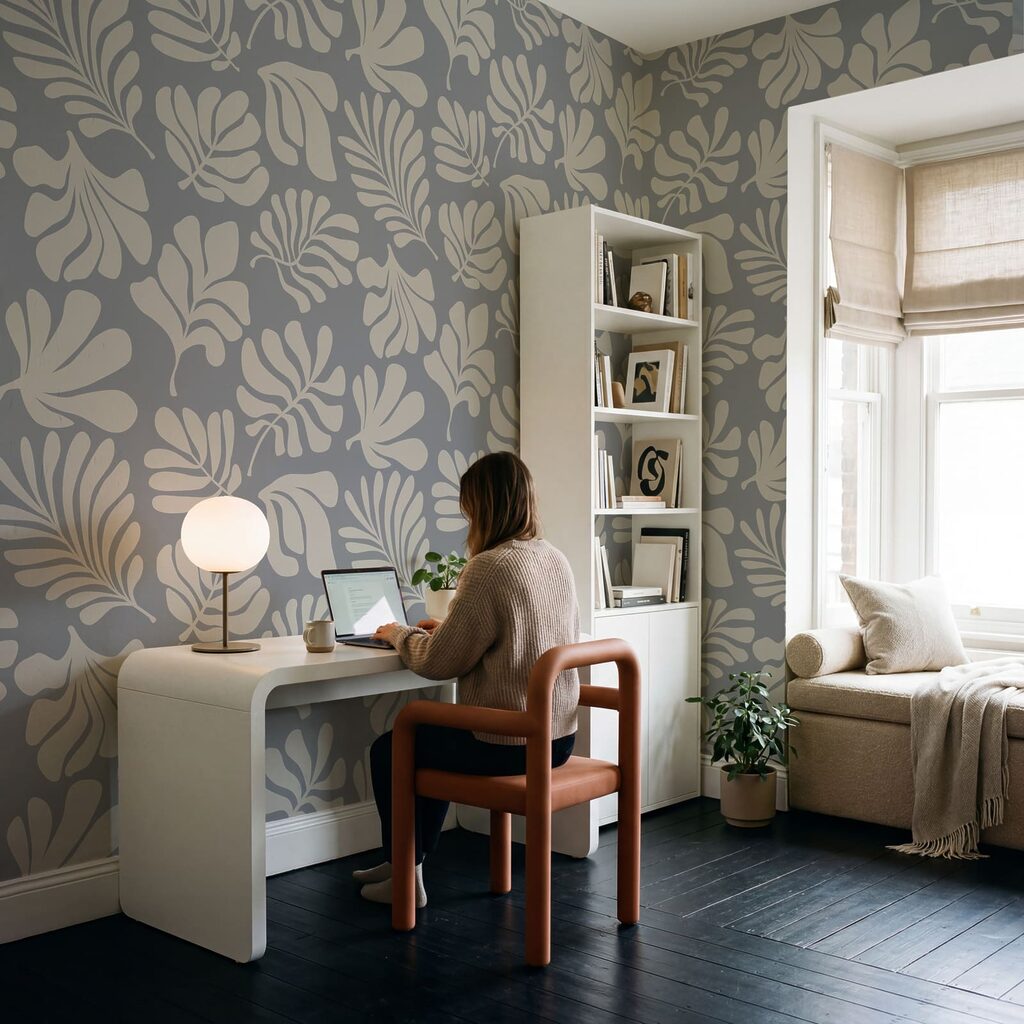 Drobné opakujúce sa listy — interiér 4
