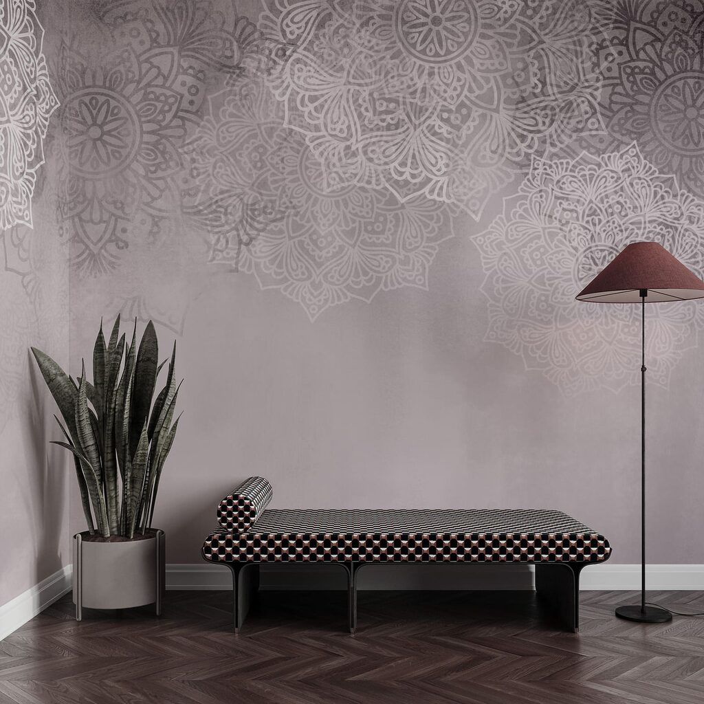 Ornamenty nad farebnou hmlou — interiér 2