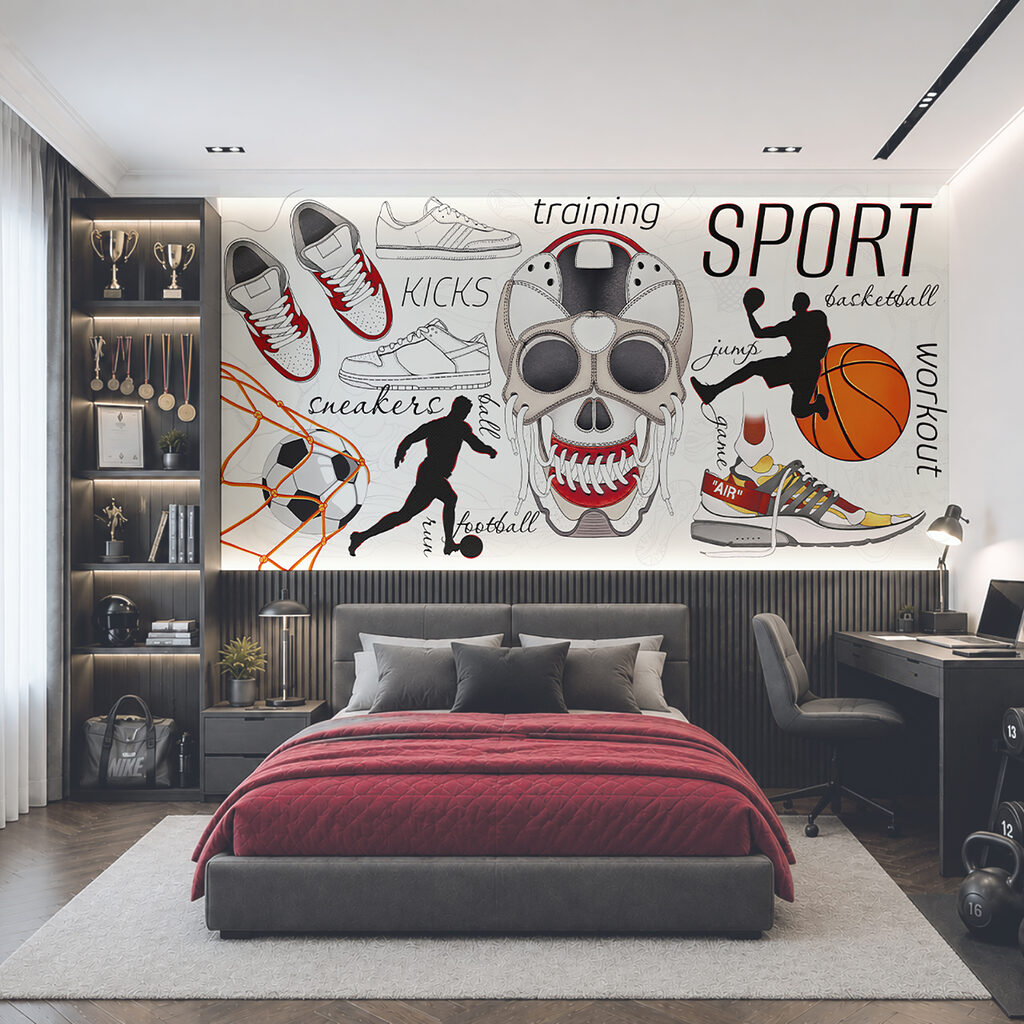 Šport s mrknutím — interiér 1