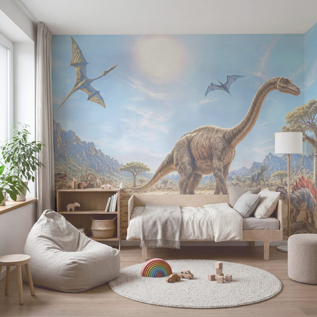 Dinosaury pri vodnej mláke — interiér 3