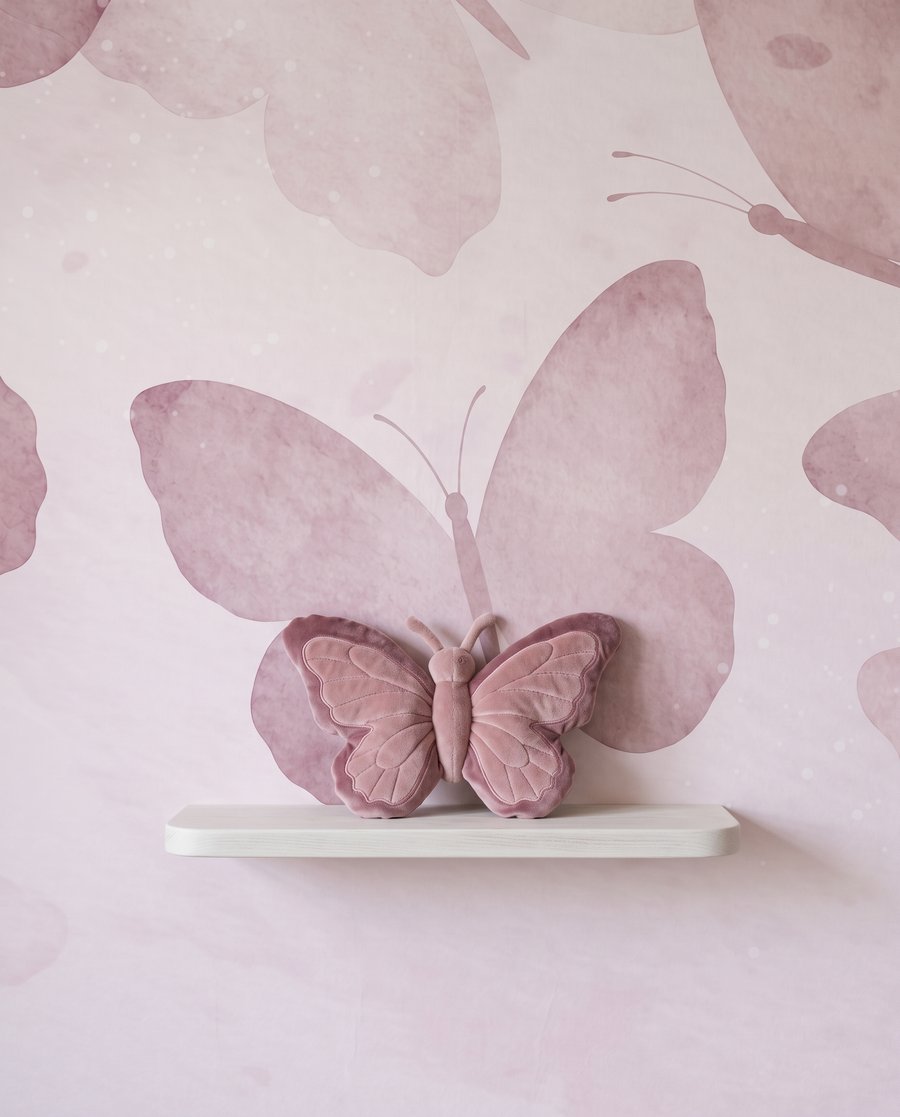 Motýle na mäkkom pozadí — detail