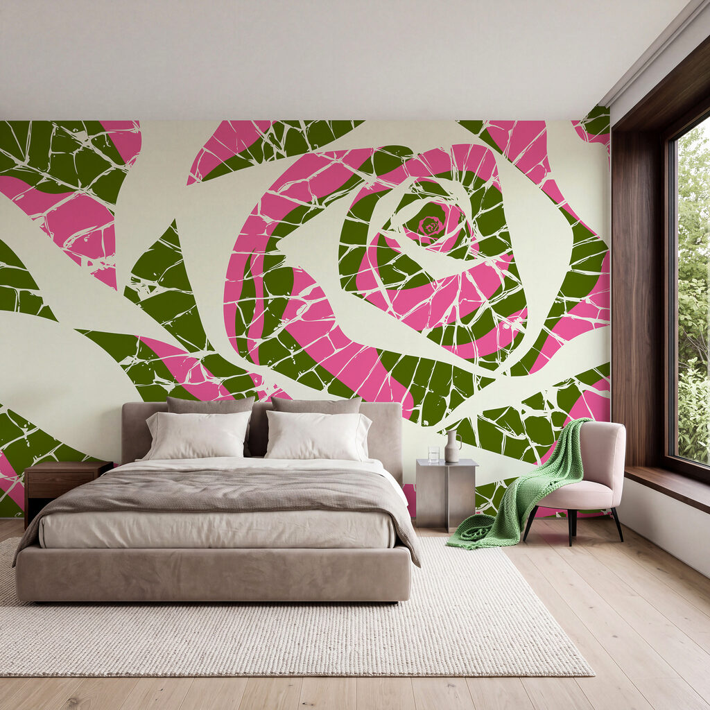 Ruža v mozaike — interiér 2