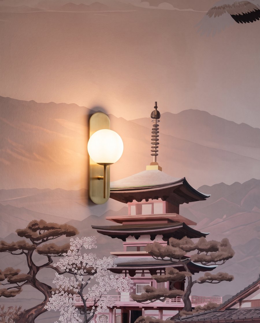 Pagoda pred horou — detail