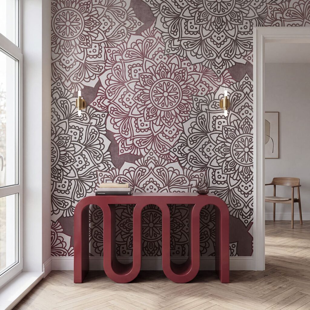 Čipkované rozety vo vrstvách — interiér 3