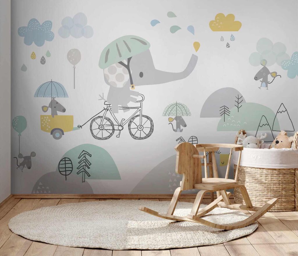 Slon na bicykli — interiér 4