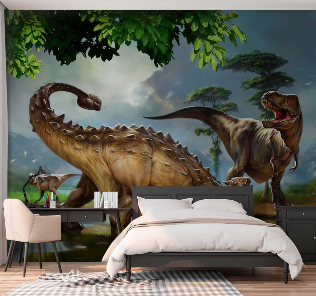 Dinosaury na brehu rieky — interiér 2