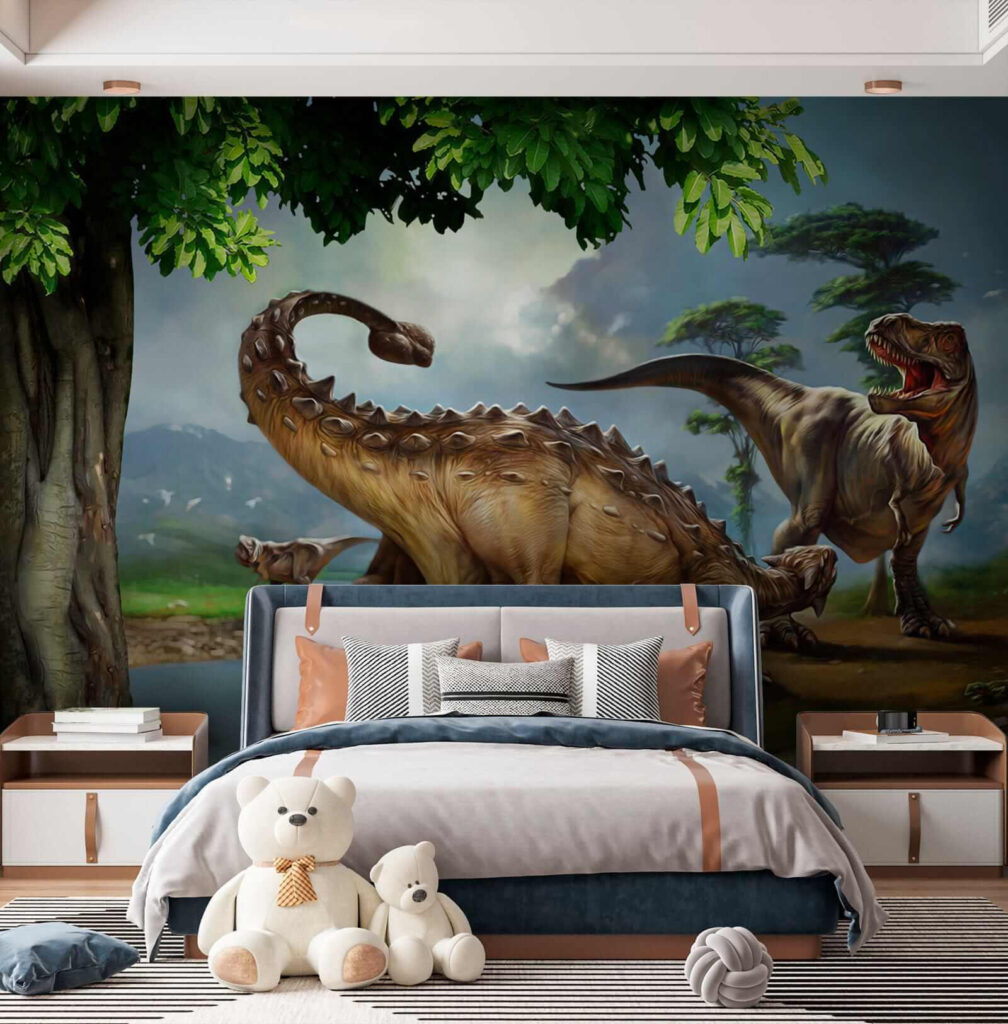 Dinosaury na brehu rieky — interiér 4