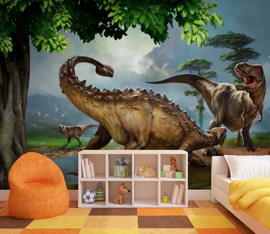 Dinosaury na brehu rieky — interiér 5