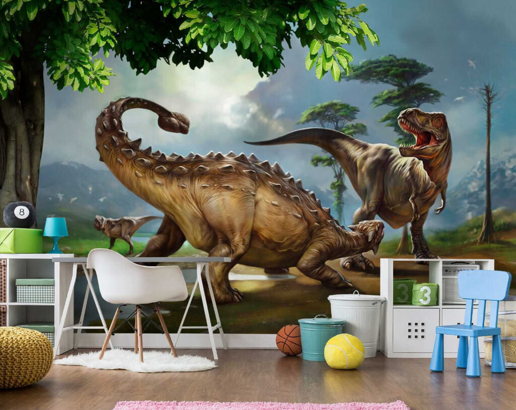 Dinosaury na brehu rieky — interiér 10