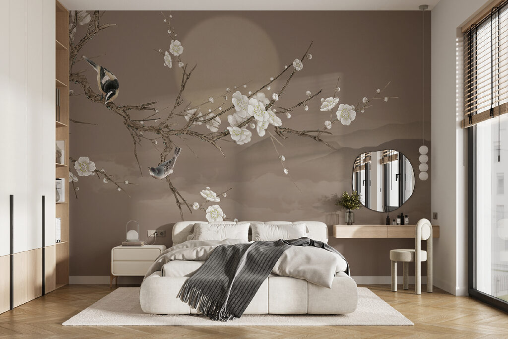 Holá vetva pri mesiaci — interiér 2