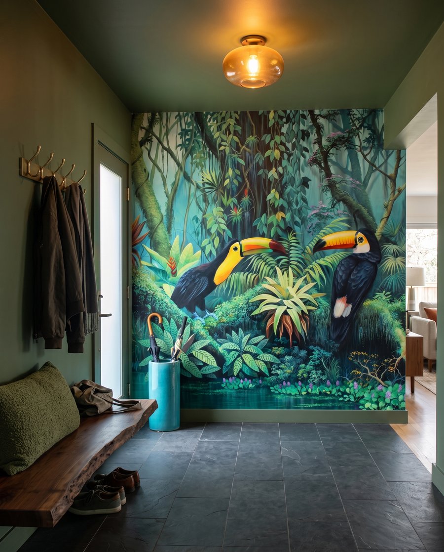 Tukany pri tropickej vode — interiér 5