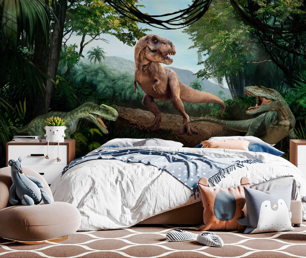 Dinosaury v tmavom lese — interiér 2